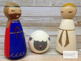 The Regal Nativity Peg Doll Set